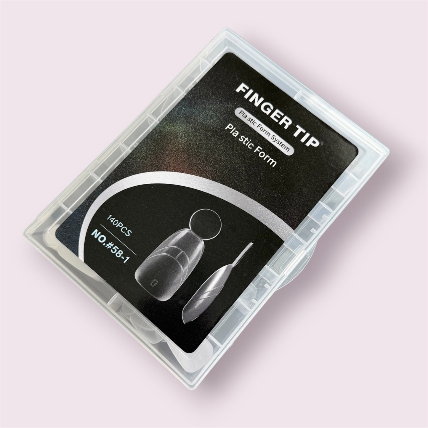 FRENCH Dual Nail Forms "Next Level" (Thinned Cuticle Area) #58-1, 140 pc