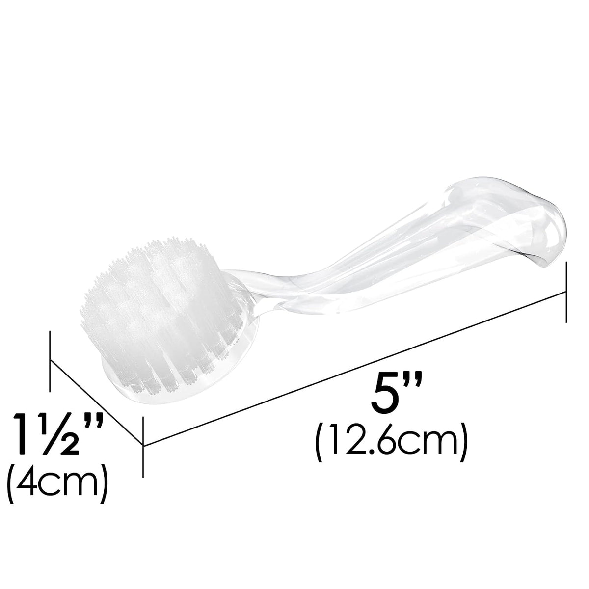 Brush for nail dust, 1pc, Pink