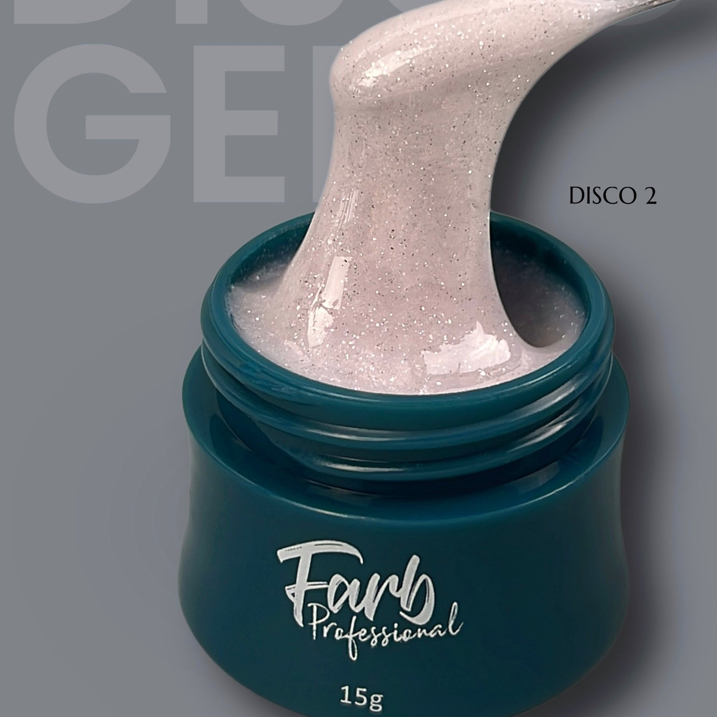 FARB DISCO FLASH UV GEL, hard (15g), Tone #2