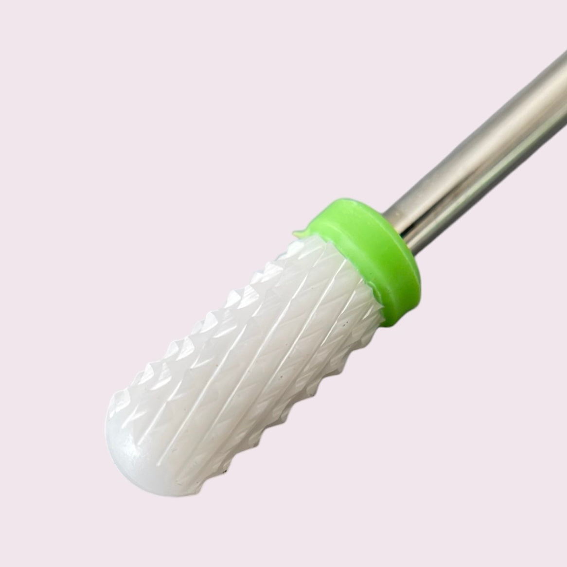 Ceramic Nail Bit for Removal (Cylinder ), Green , Right Handed, 1pc