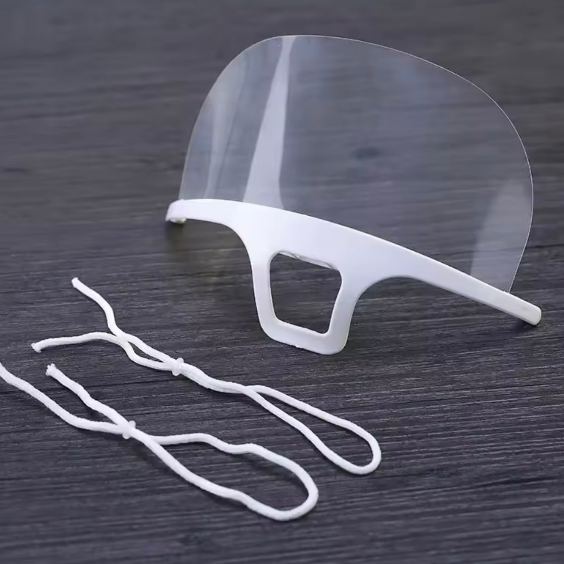 Protective Plastic Clear visor , Anti-fog Transparent 1,pc