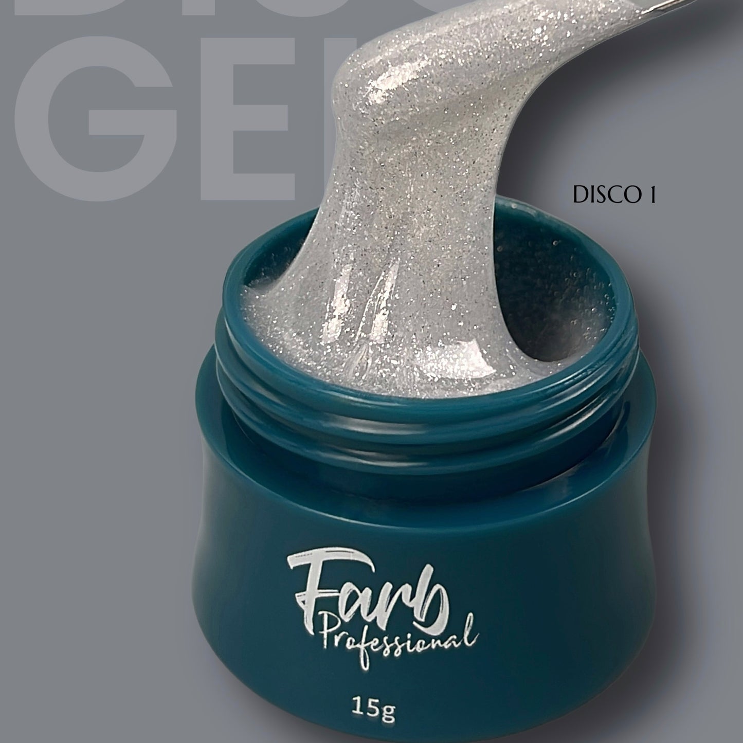 FARB DISCO FLASH UV GEL, hard (15g), Tone #1
