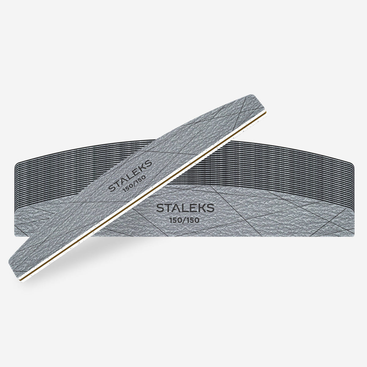 STALEKS Crescent mineral nail file SMART 40 150/150 grit (25 pcs)