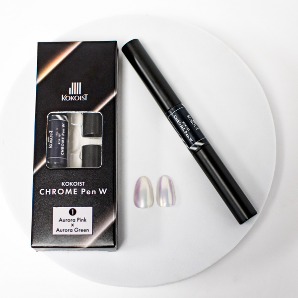 Kokoist Metal Chrome Pen W1 (Aurora Pink + Aurora Green)