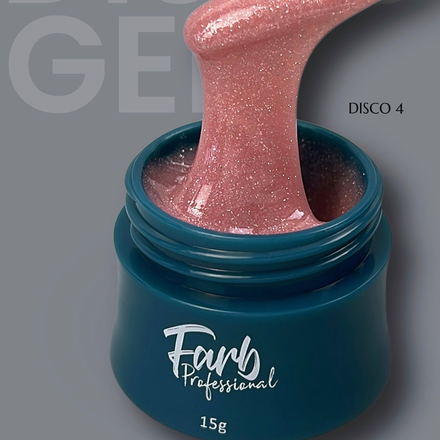 FARB DISCO FLASH UV GEL, hard (15g), Tone #4