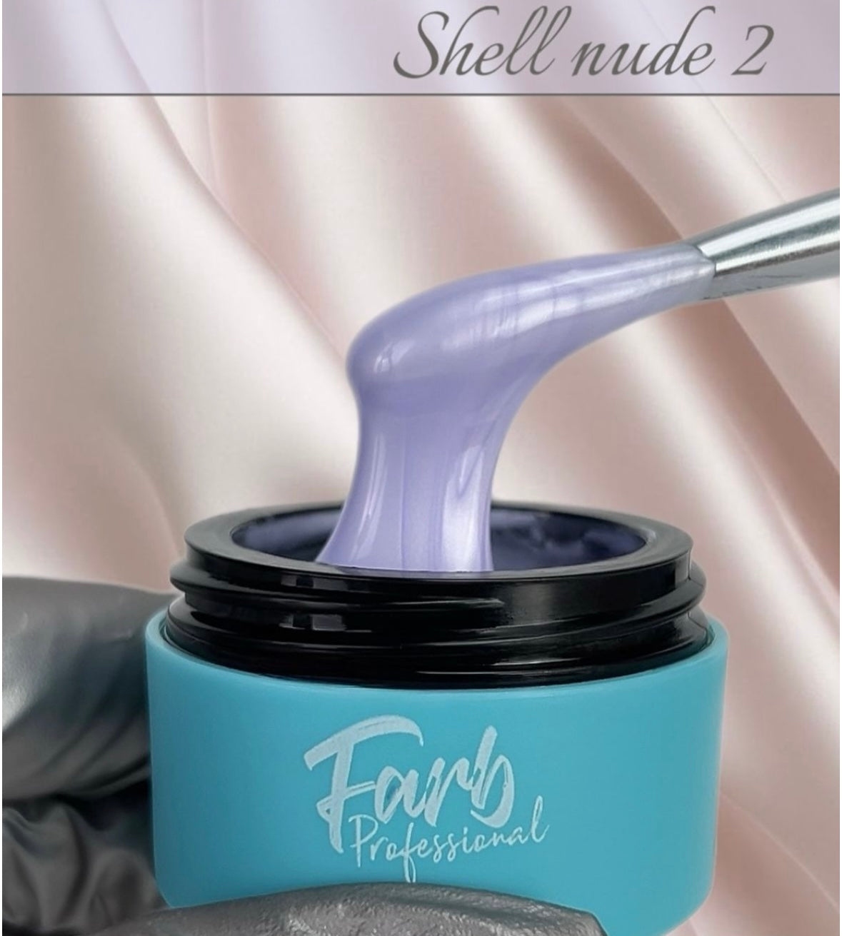 FARB NUDE SHELL #2 color gel, (15ml)