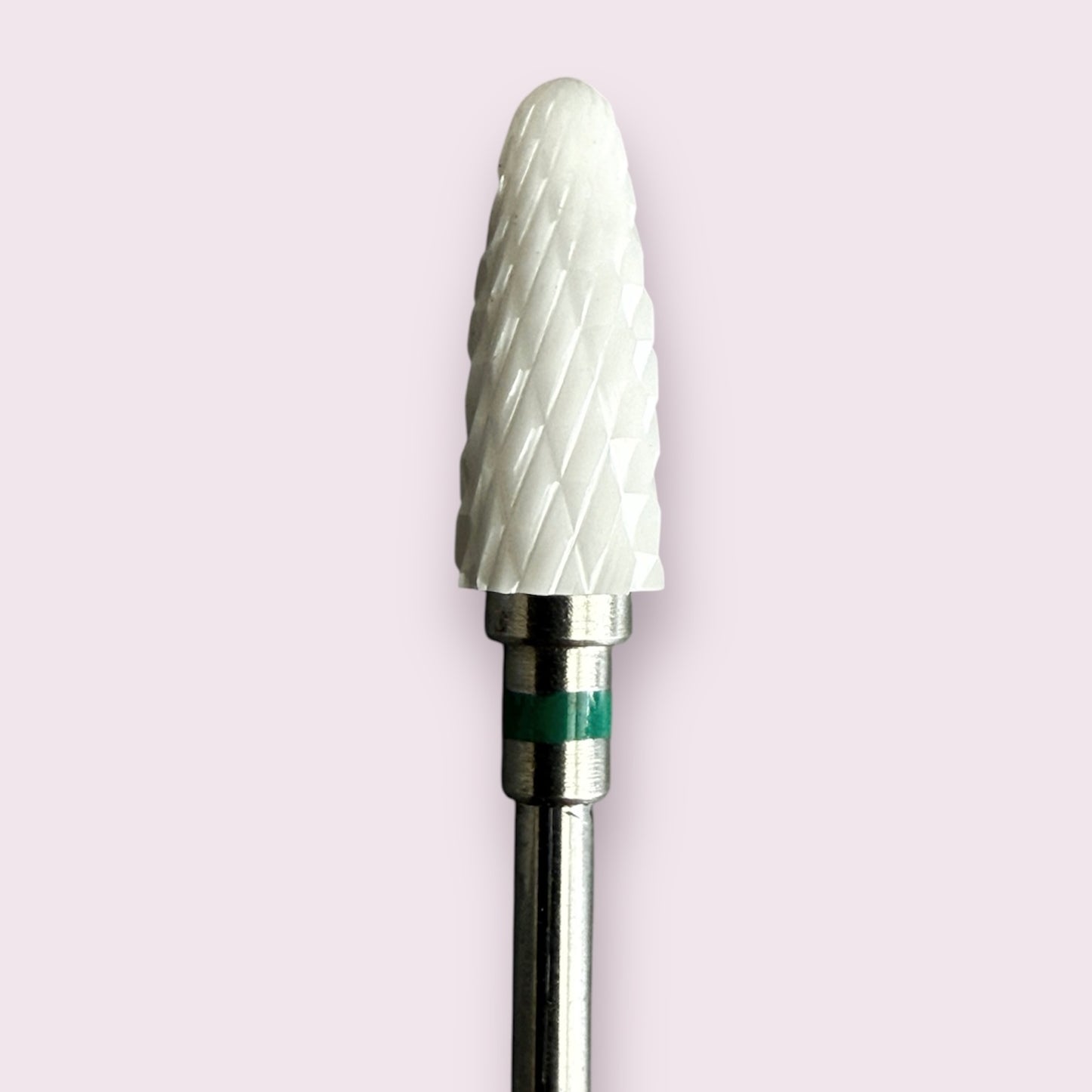 Ceramic Nail Bit #2 for Removal (Flame), Green , Right Handed, 1pc