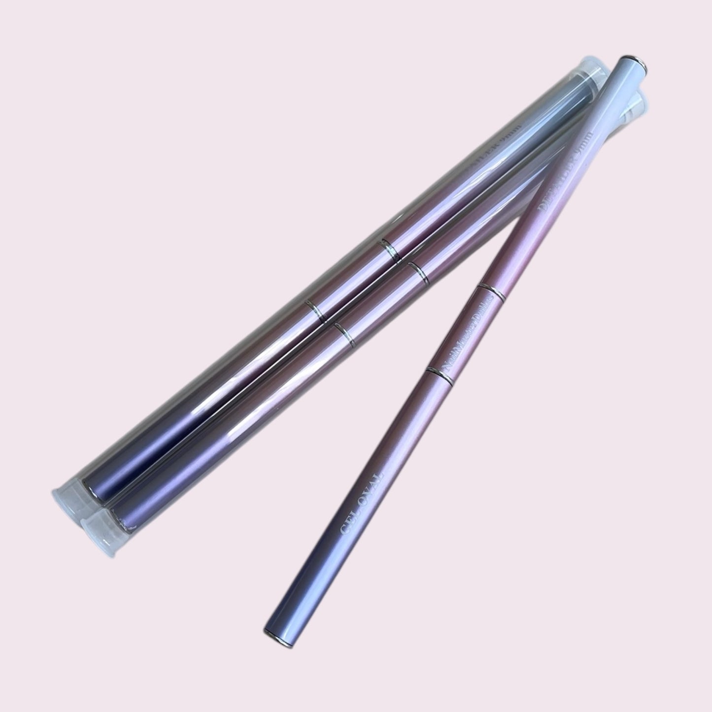 (NEW!) NailMasterDallas Dual Brush ( 9mm THIN brush +OVAL 4 flat brush)