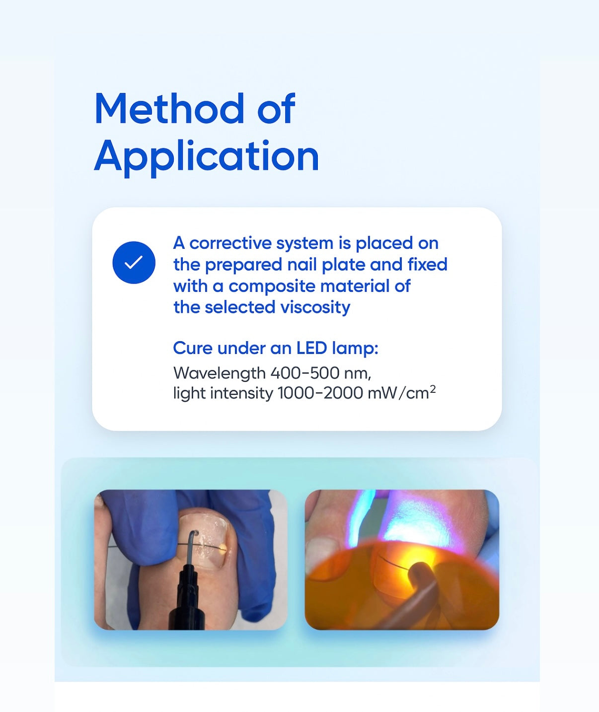 Light cured nail composite PodolJest Flou, medium viscosity, 4g
