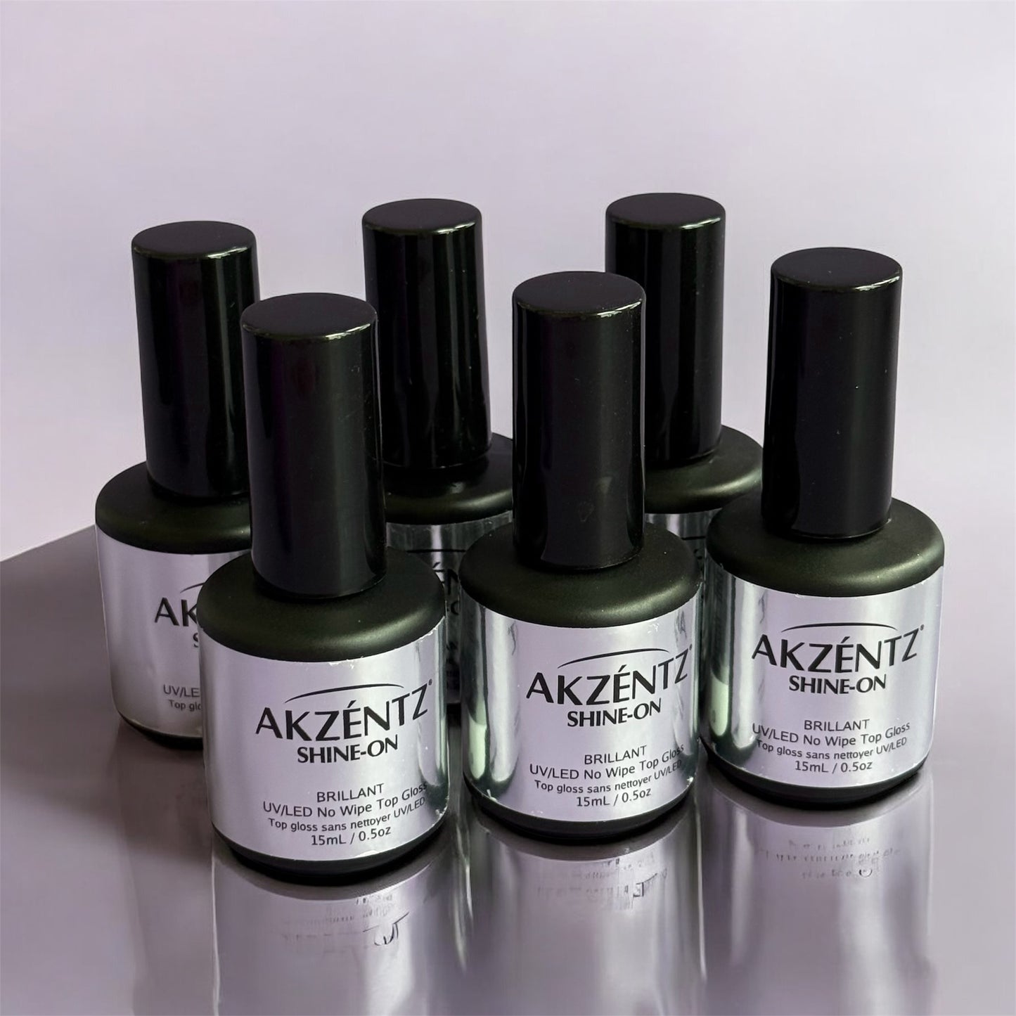 AKZENTZ SHINE-ON (NO-WIPE ) GEL TOP