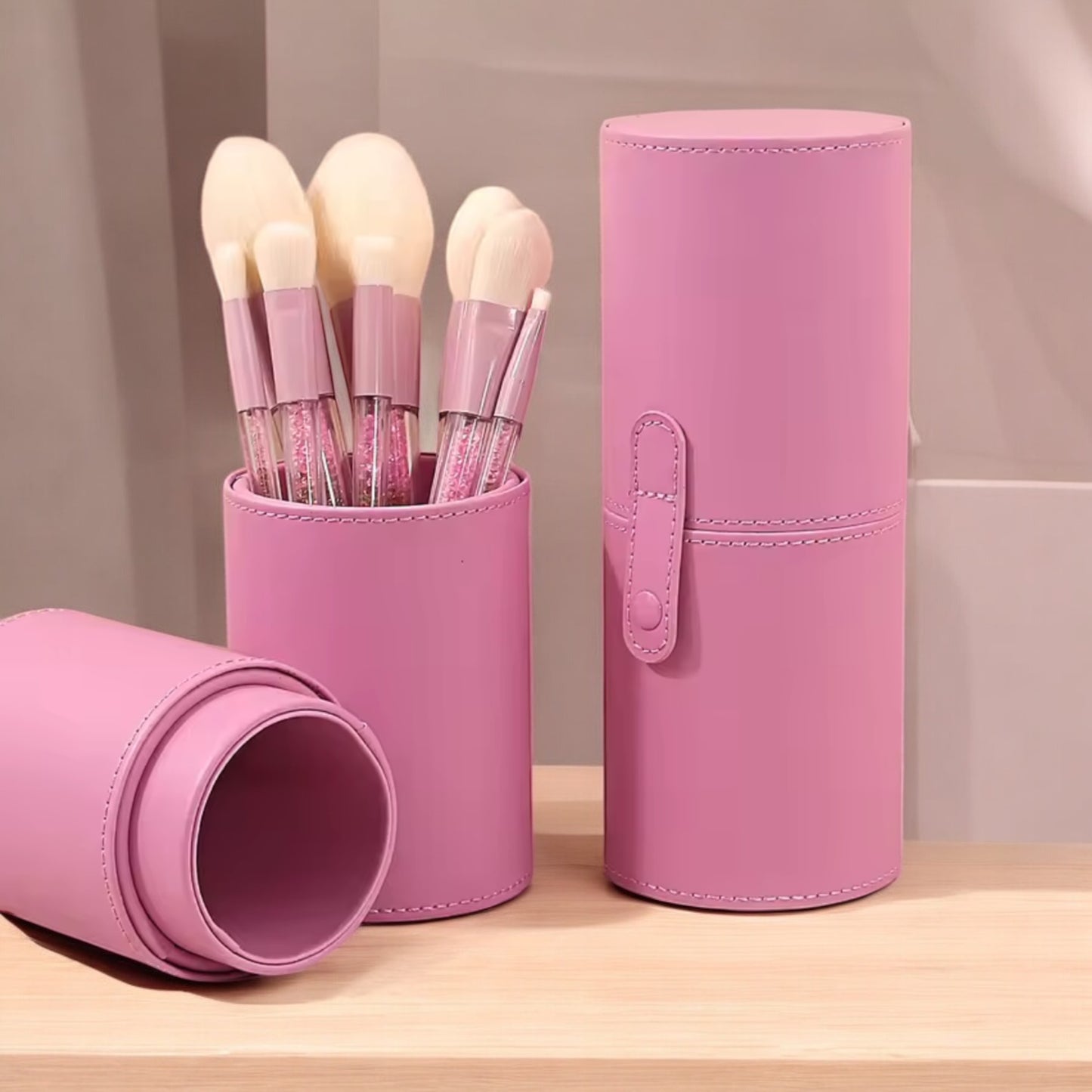 CASE for brushes, pink