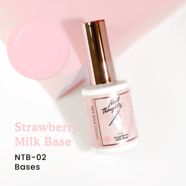 Nail Thoughts NTB-02 Strawberry Milk Base (10ml or 50ml Refill)