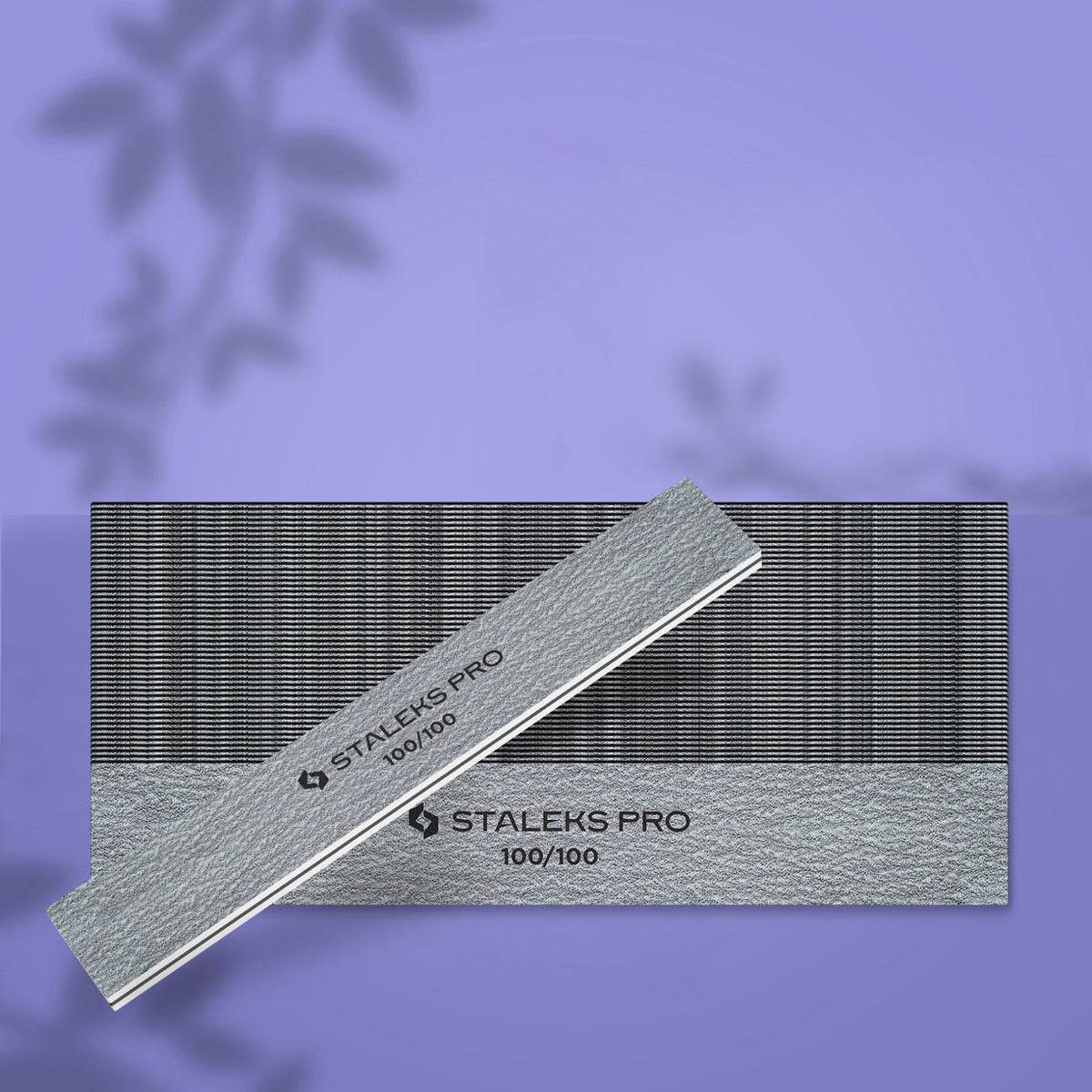 STALEKS Straight wide mineral nail file 100/100 grit (25 or 50 pc)
