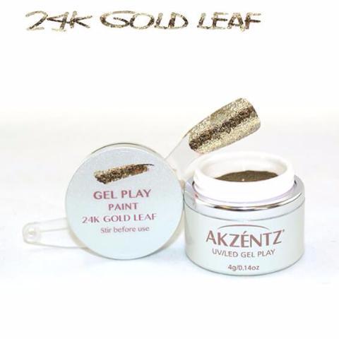 AKZENTZ GEL PLAY - GLITZ 24K GOLD LEAF