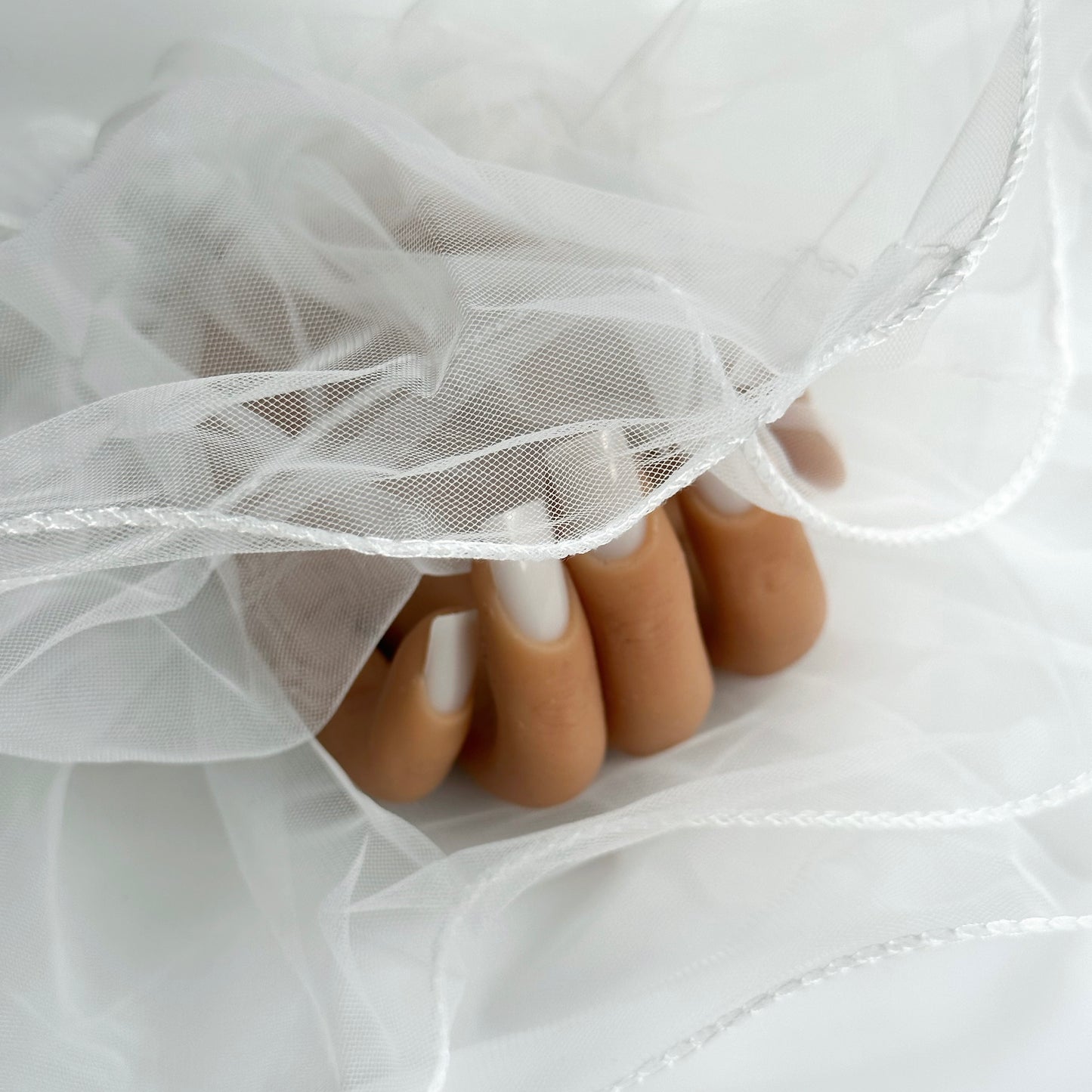 Fake sleeve for nail photos, 2pc.