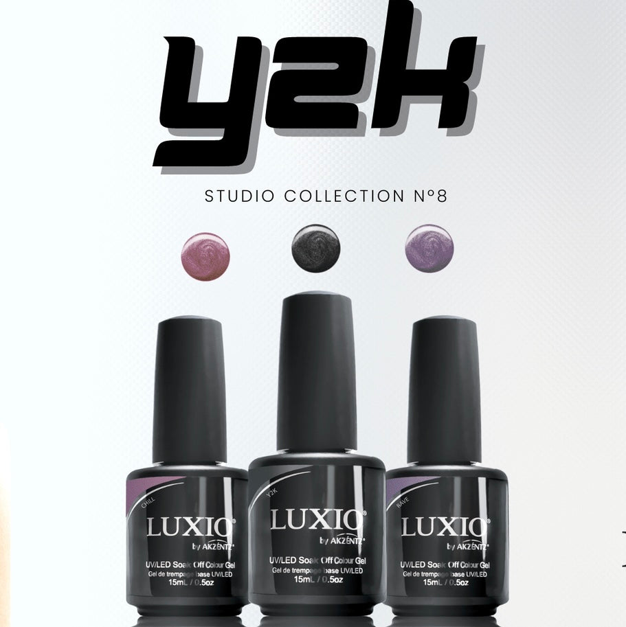 LUXIO by AKZENTZ: RAVE Glitter Gel, Y2K STUDIO N°8 COLLECTION (15ml)