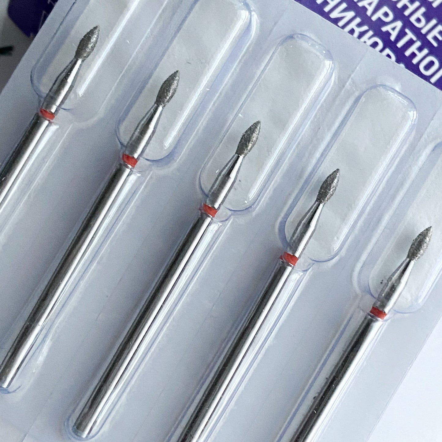 Nail Bit “bud”  018 Red (1pc. Kazan)