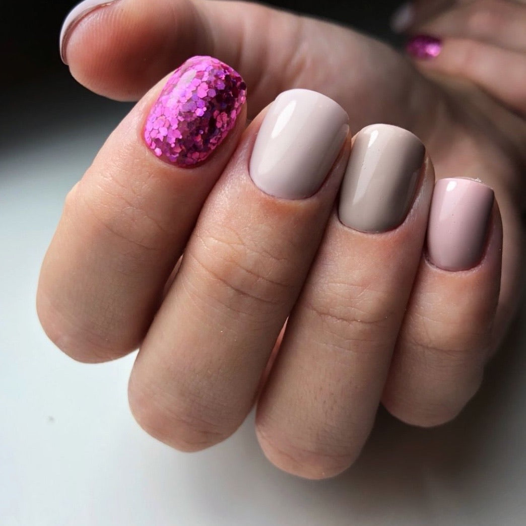 AKZENTZ GEL PLAY - GLITTER CRUSH MAGENTA