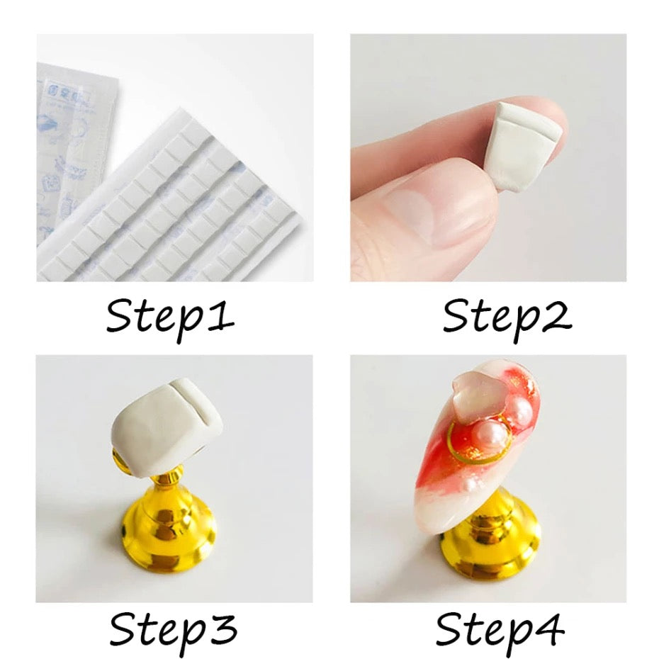 Adhesive Paste for Tips (Nail Stand), white