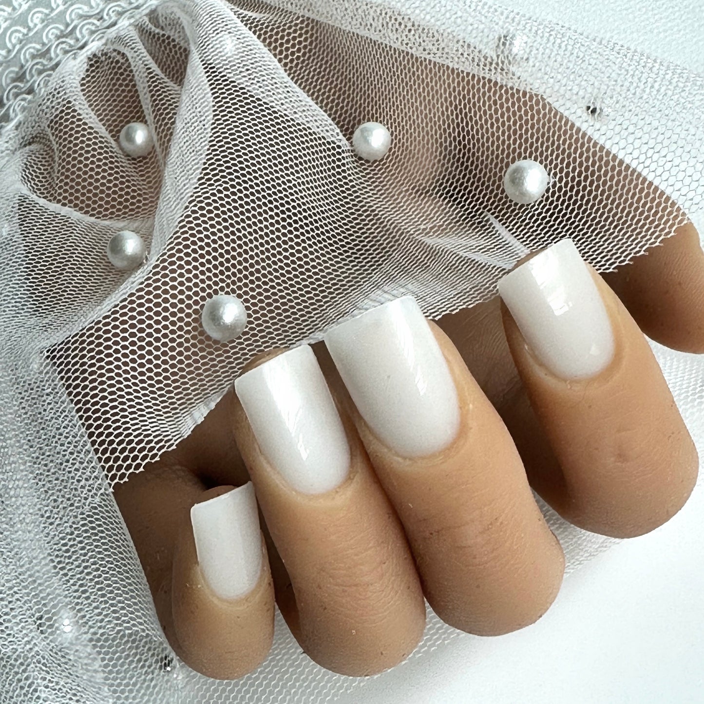 Fake sleeve for nail photos, 2pc.