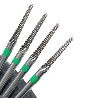 Nail Bit for Removal, 406102, Thin Long Cone Green (1pc)