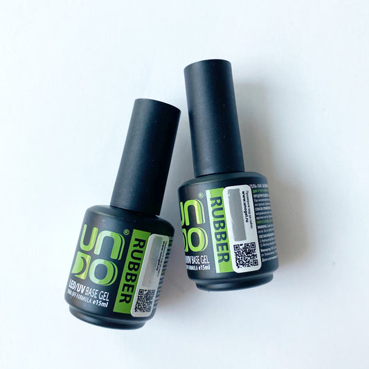 2 bottles of UNO Rubber Base, 15ml