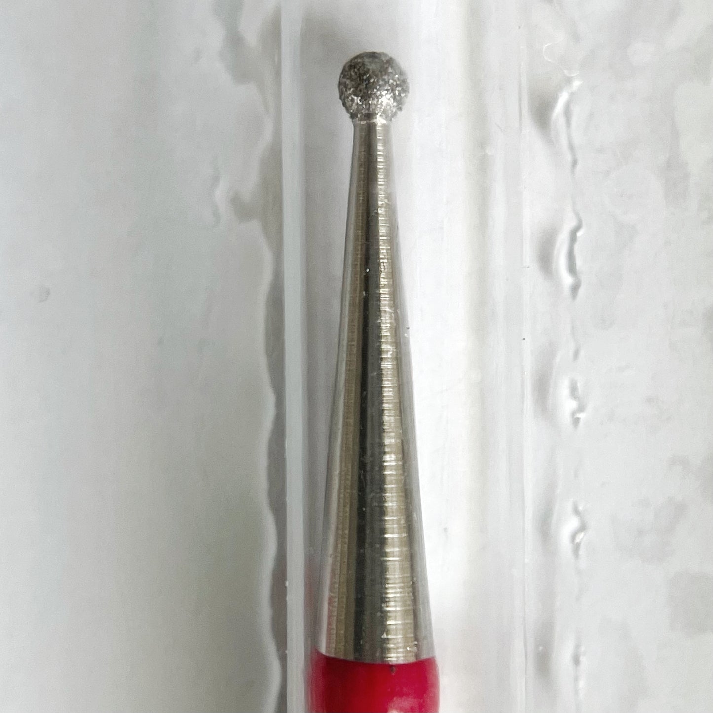Nail Bit Ball 012 Red (1pc, Belarus)