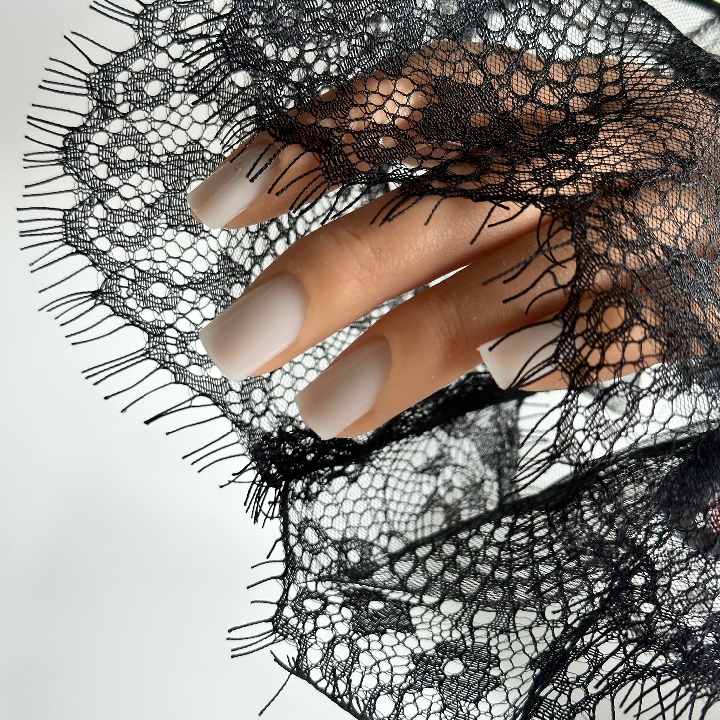 Fake sleeve for nail photos, 2pc.