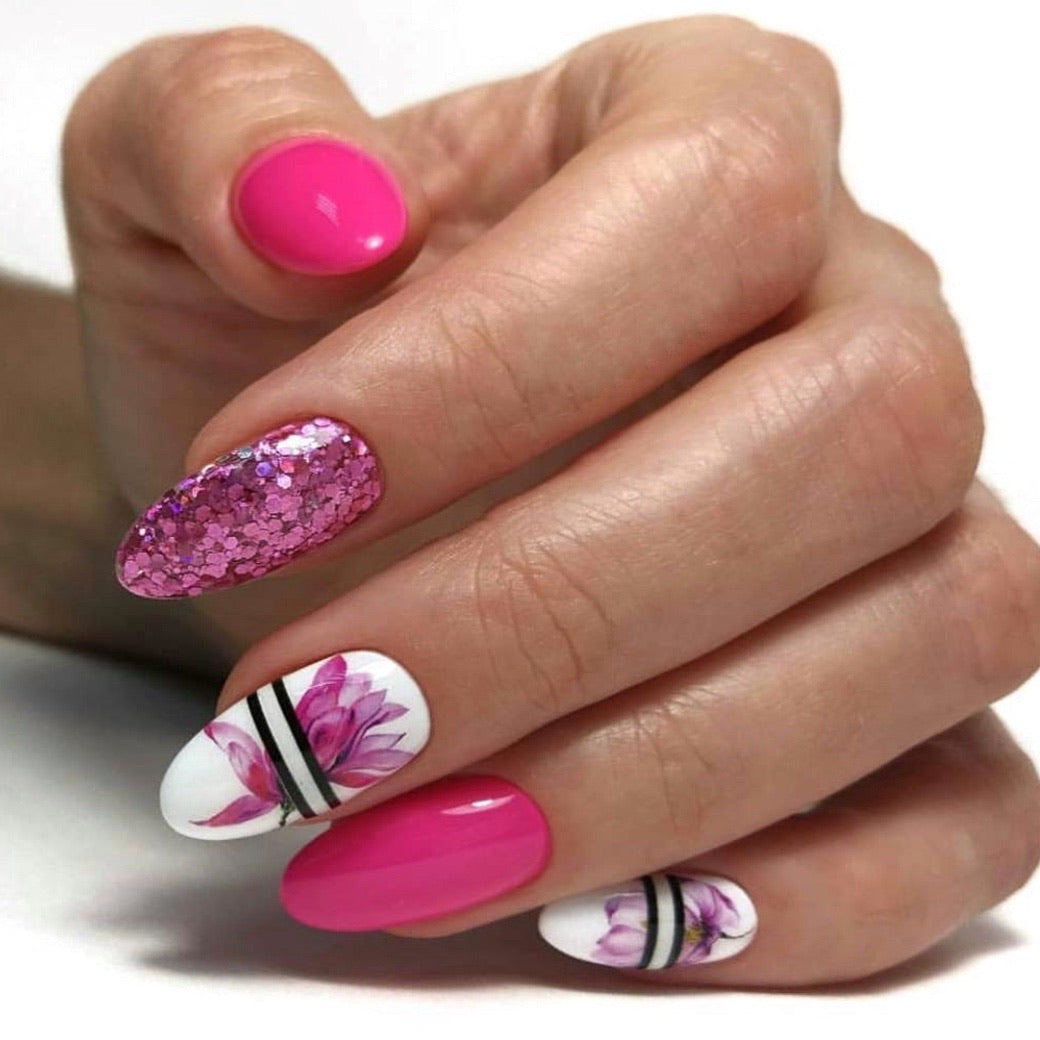 AKZENTZ GEL PLAY - GLITTER CRUSH MAGENTA