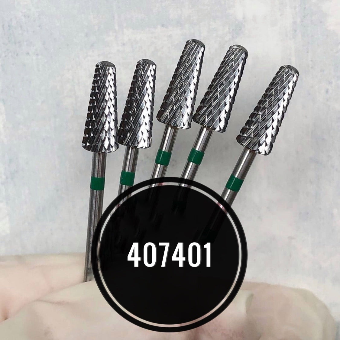 Nail Bit for Removal, Rounded Cone, Green 407401 (1pc)