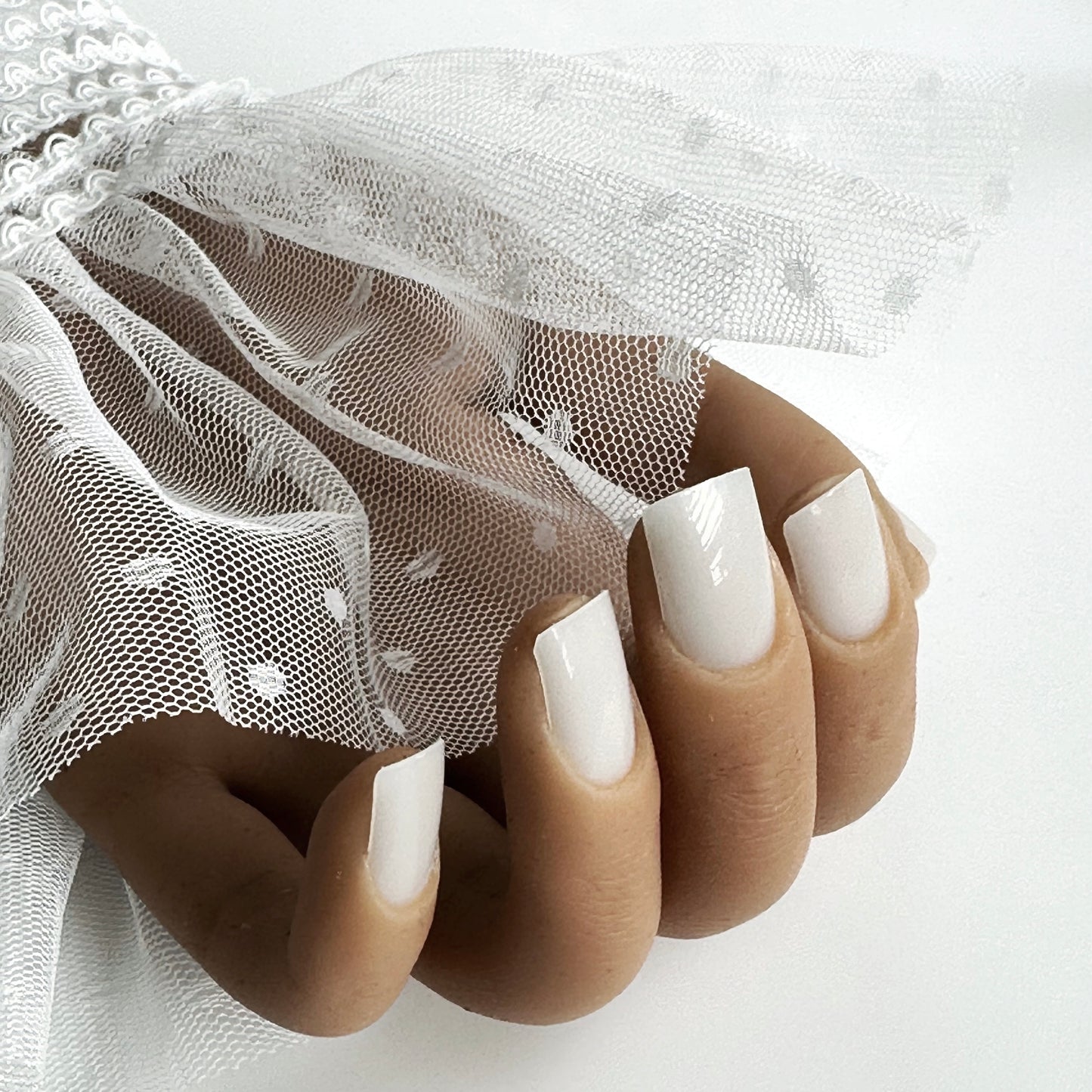 Fake sleeve for nail photos, 2pc.