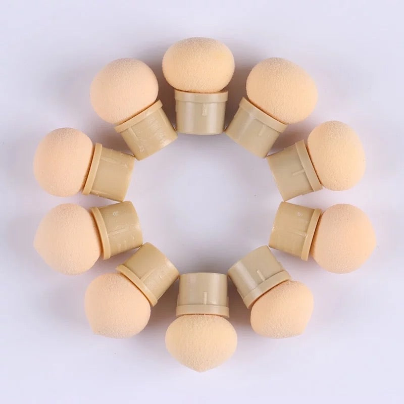 Replacement sponges, 2 pieces for airpuffing applicator