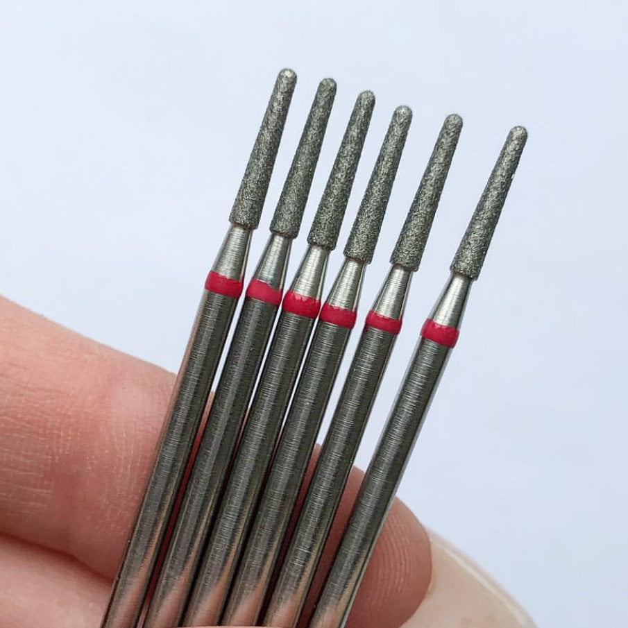 Nail Bit Cone Rounded 018 Red (1pc, Belarus )