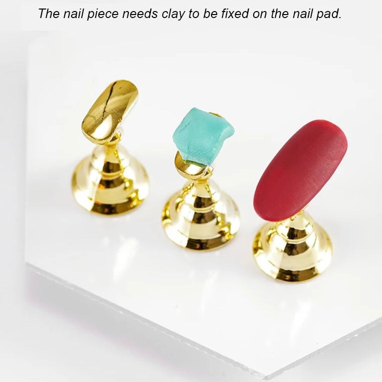 Nail Stand for 5 tips, GOLD or WHITE