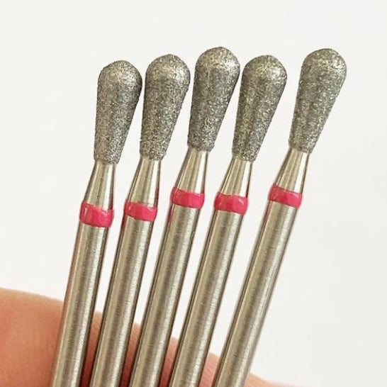 Nail Bit Reversed Cone, Rounded 033 Red (1pc, Belarus)