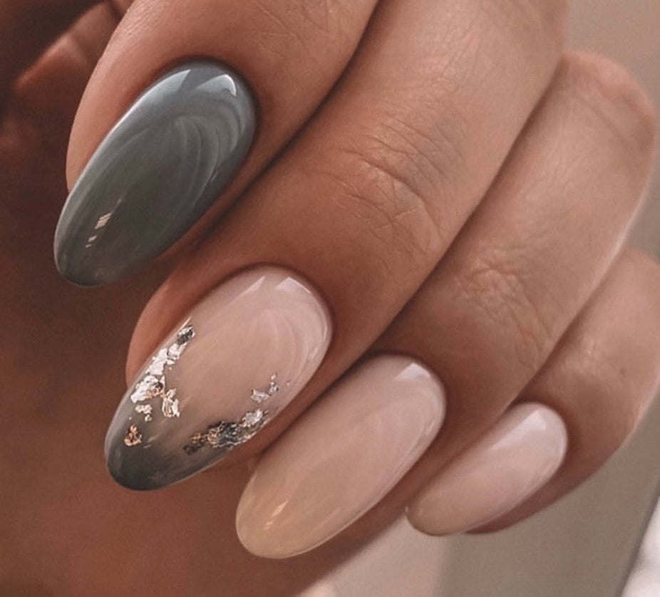 Leaf Foil for Design, POTAL Silver, 1pc