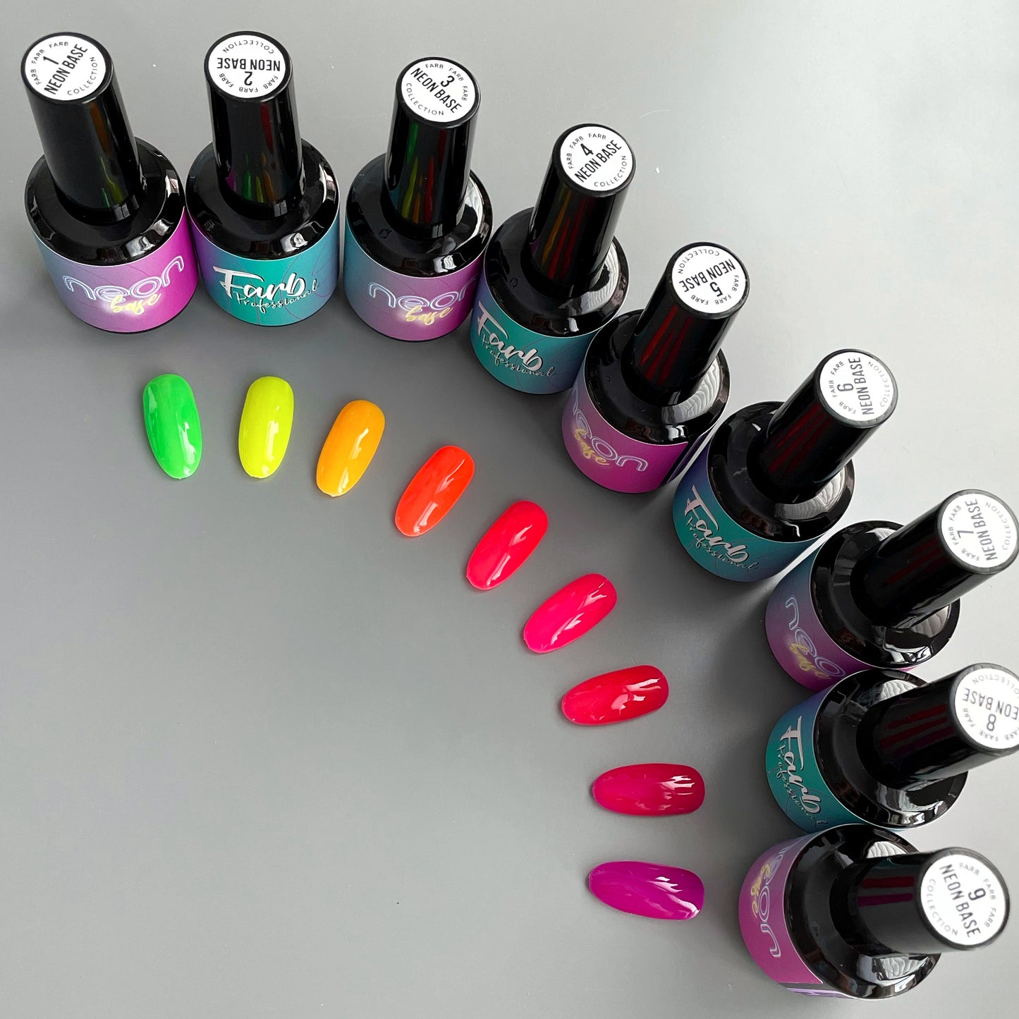 FARB Professional NEON RUBBER BASE #5, 15 ml