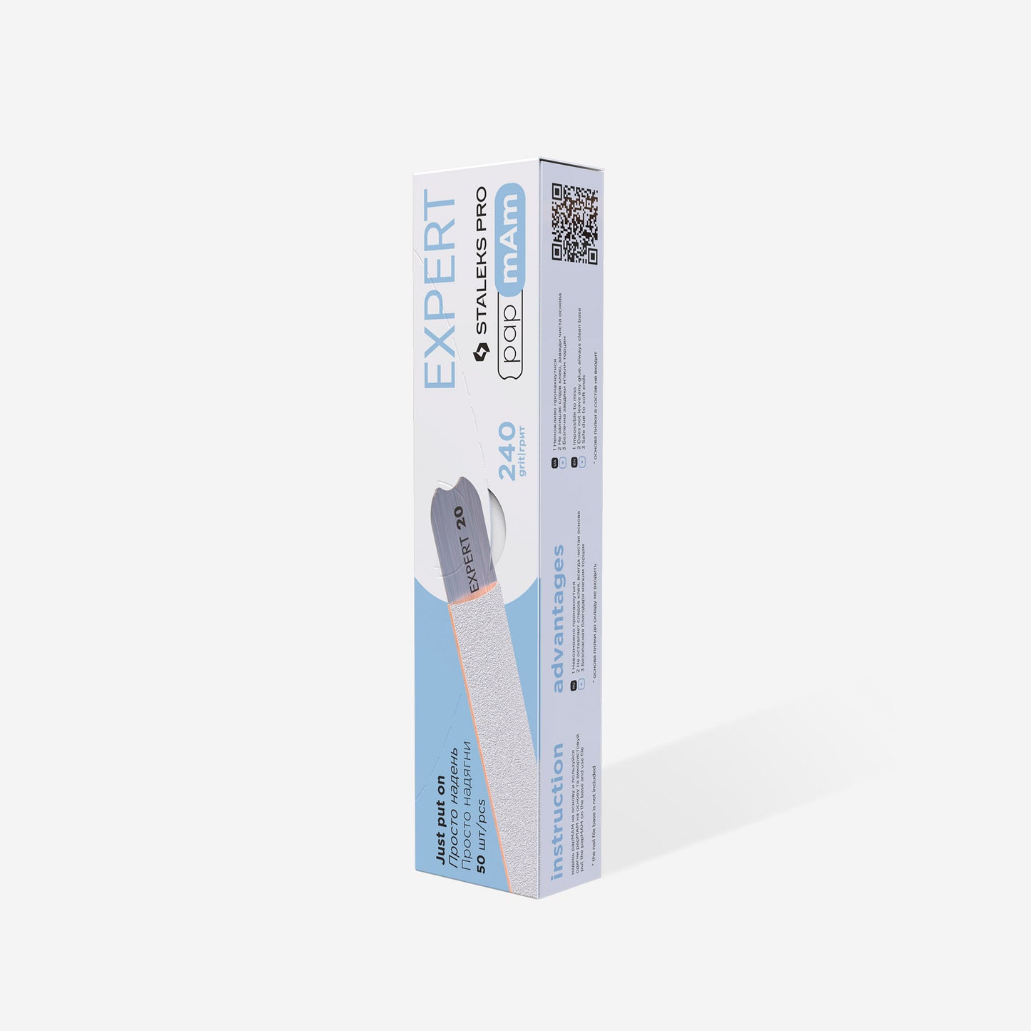 STALEKS PRO "PAPMAM" EXPERT 22 (Thin) Case 240 WHITE GRIT (50pc)