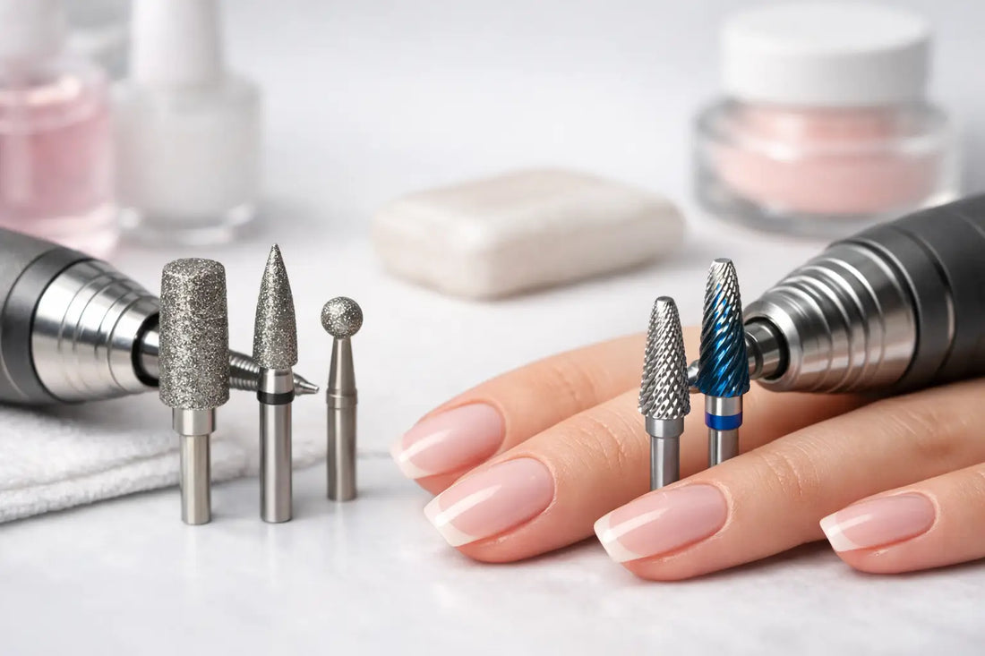 Diamond Bits vs Tungsten Carbide for Nail Techs