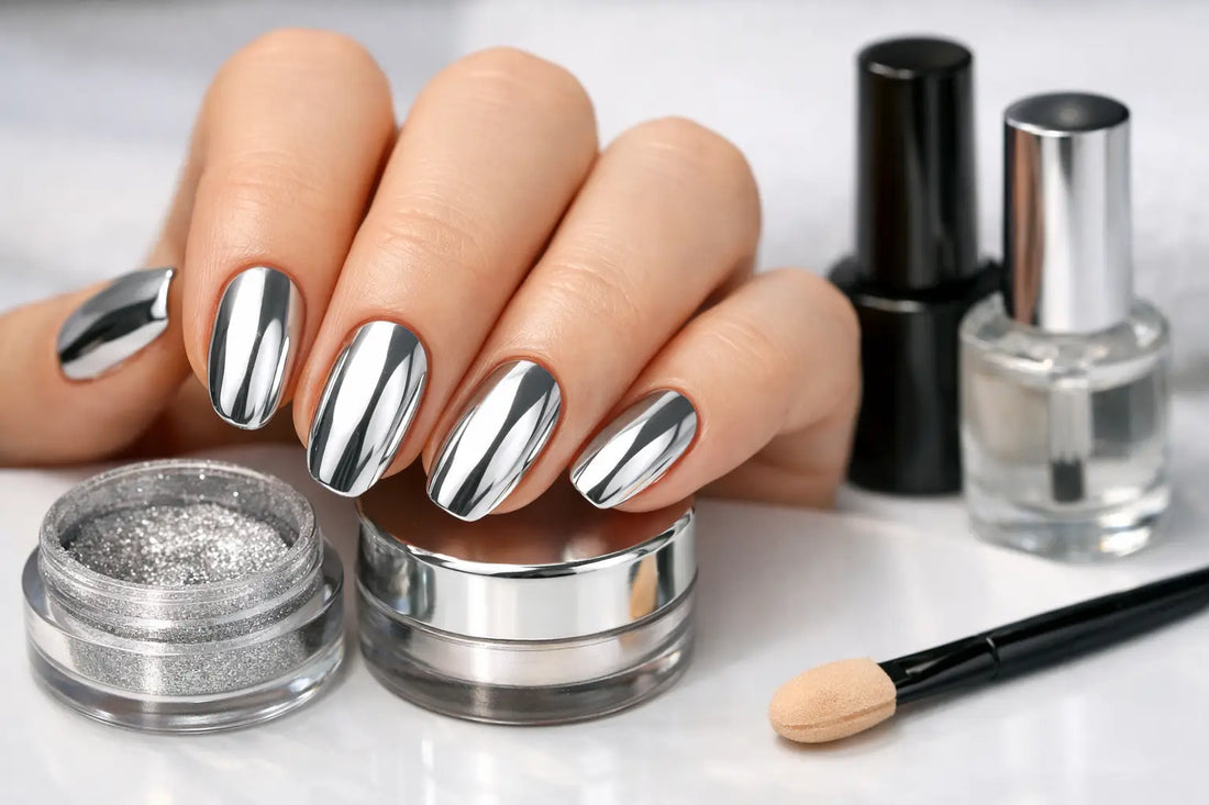 How to Use Nail Chromes for a Mirror Finish