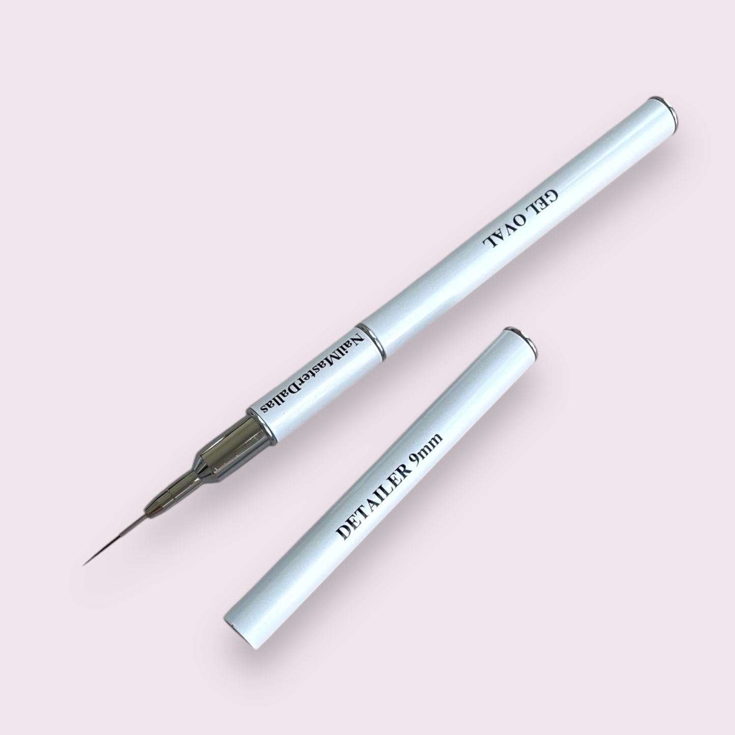 (NEW!) NailMasterDallas Dual Brush ( 9mm THIN brush + OVAL 6 flat brush)