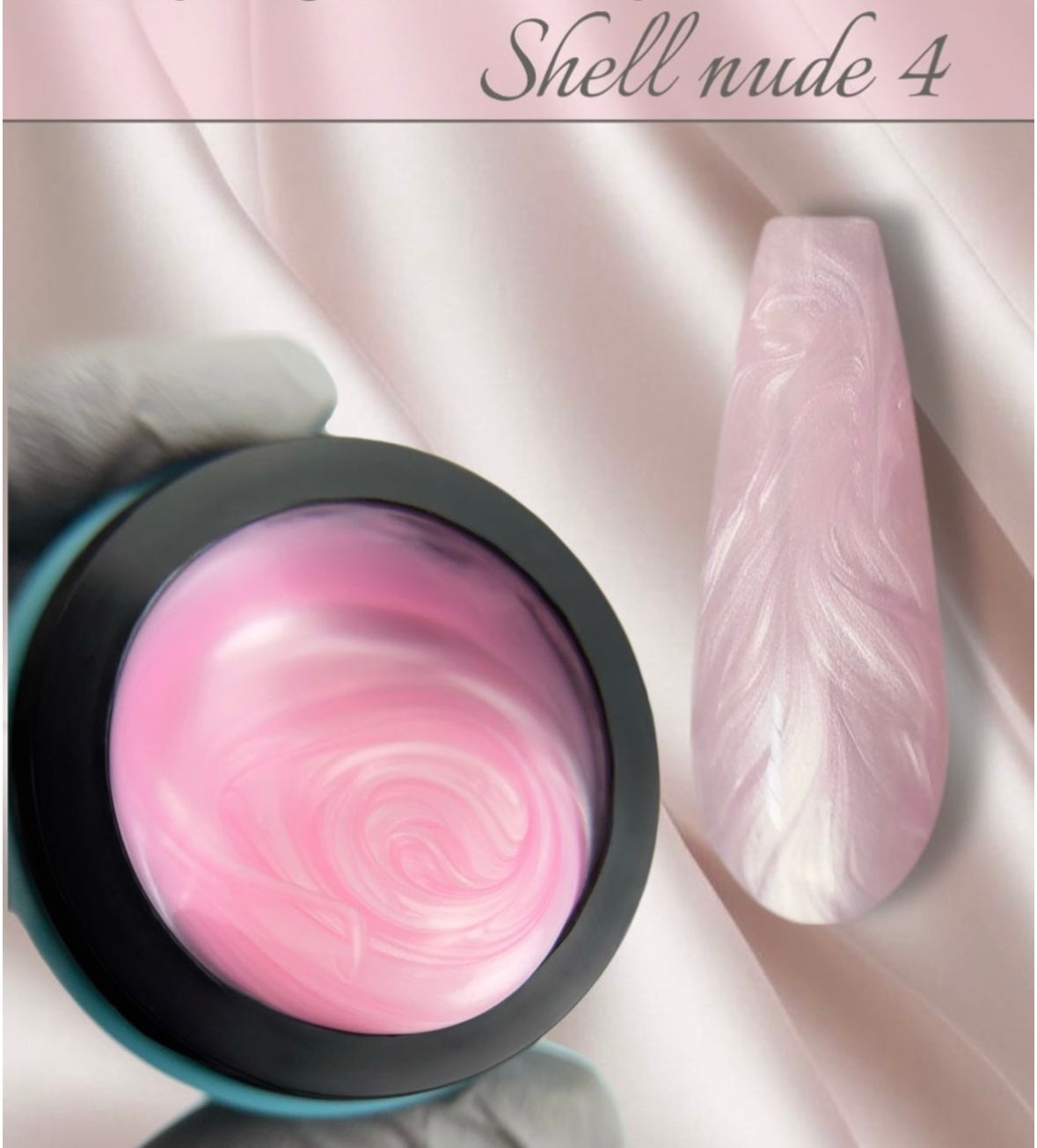 FARB NUDE SHELL #4 color  gel, (15ml)