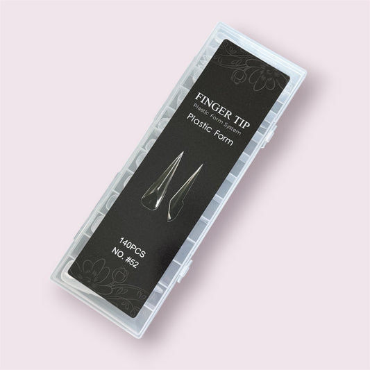 Dual  Nail Forms "Artistic Designs" (Thinned Cuticle Area) #52 for Acrygel, Polygel (70 pc)