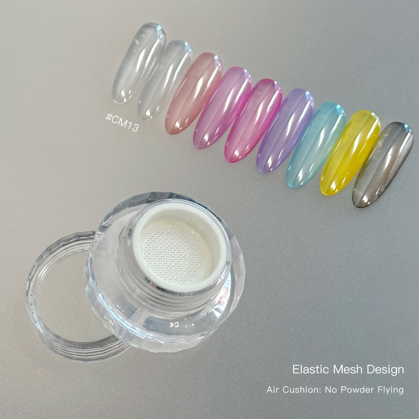 Chrome Powder Glass Pearl Mirror CM13