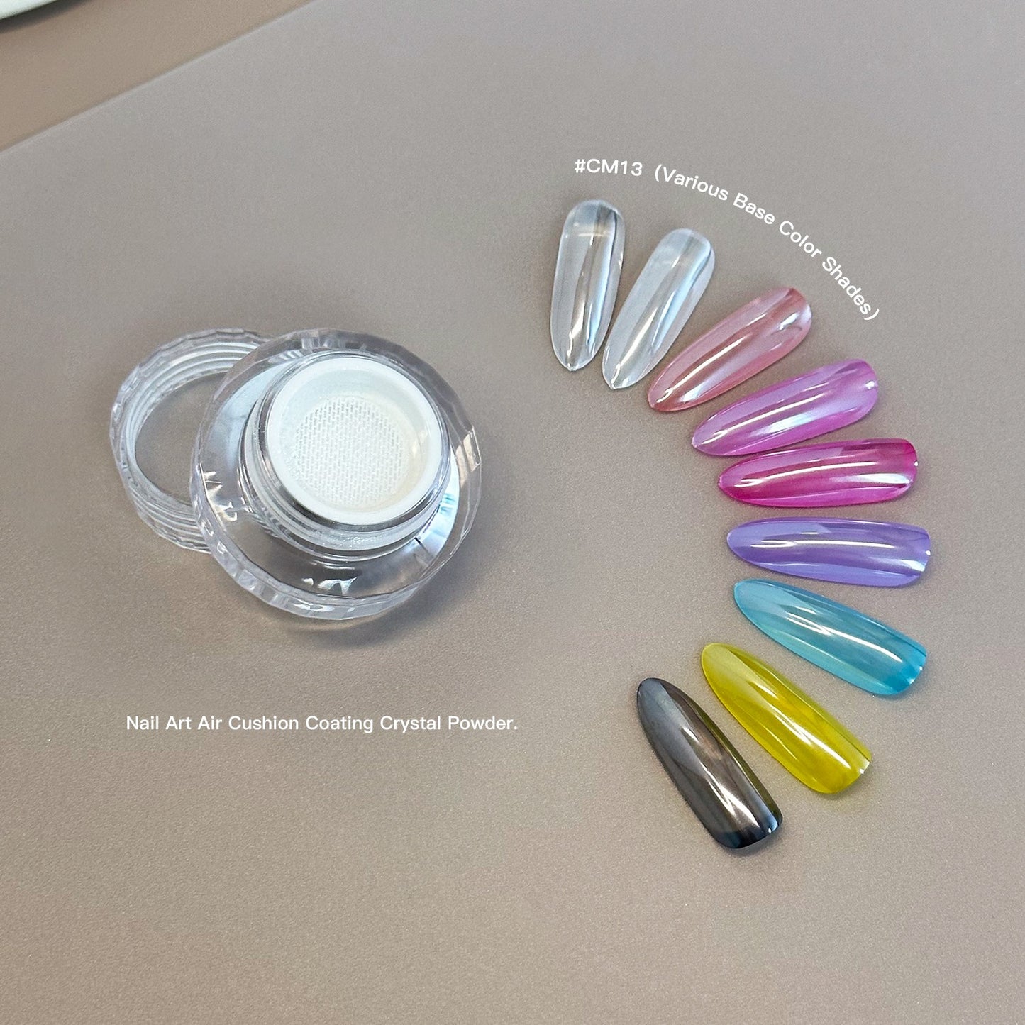 Chrome Powder Glass Pearl Mirror CM13