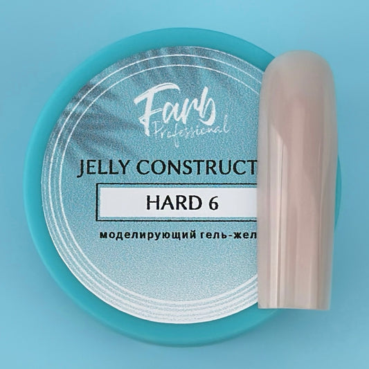 FARB JELLY CONSTRUCTOR UV GEL, hard (30g), tone #6