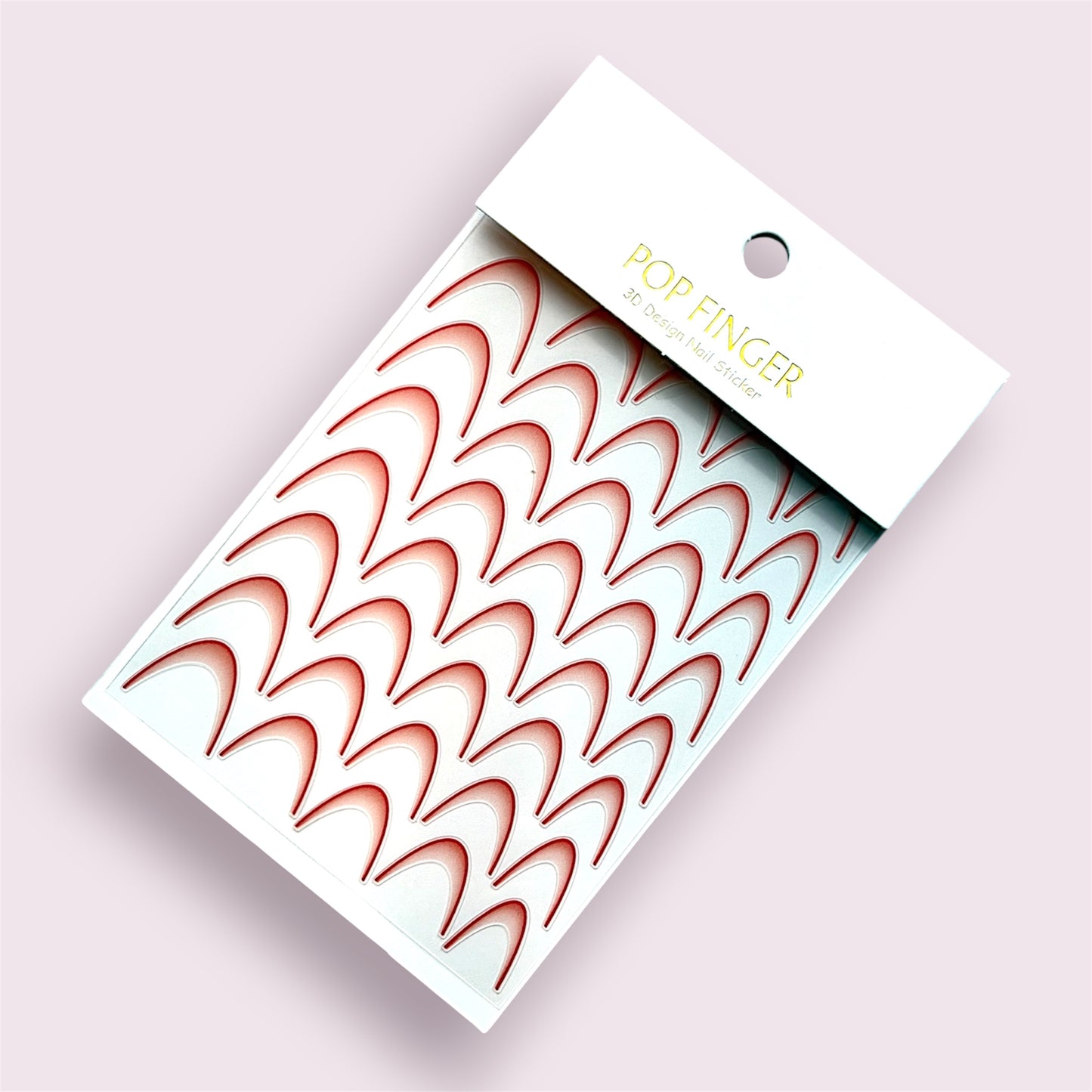 Design French Stickers, red