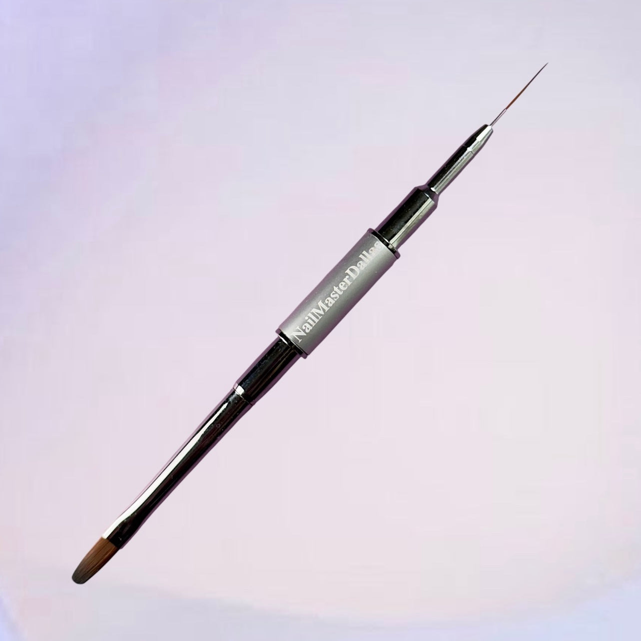 (NEW 2026!) NailMasterDallas Dual "French" Brush ( 13mm THIN DETAILER + 6mm LONG OVAL brush)