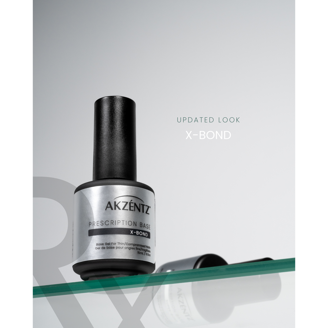 AKZENTZ (New!) PRESCRIPTION X-BOND Universal Bonder/Base Gel (15ml/0.5oz)