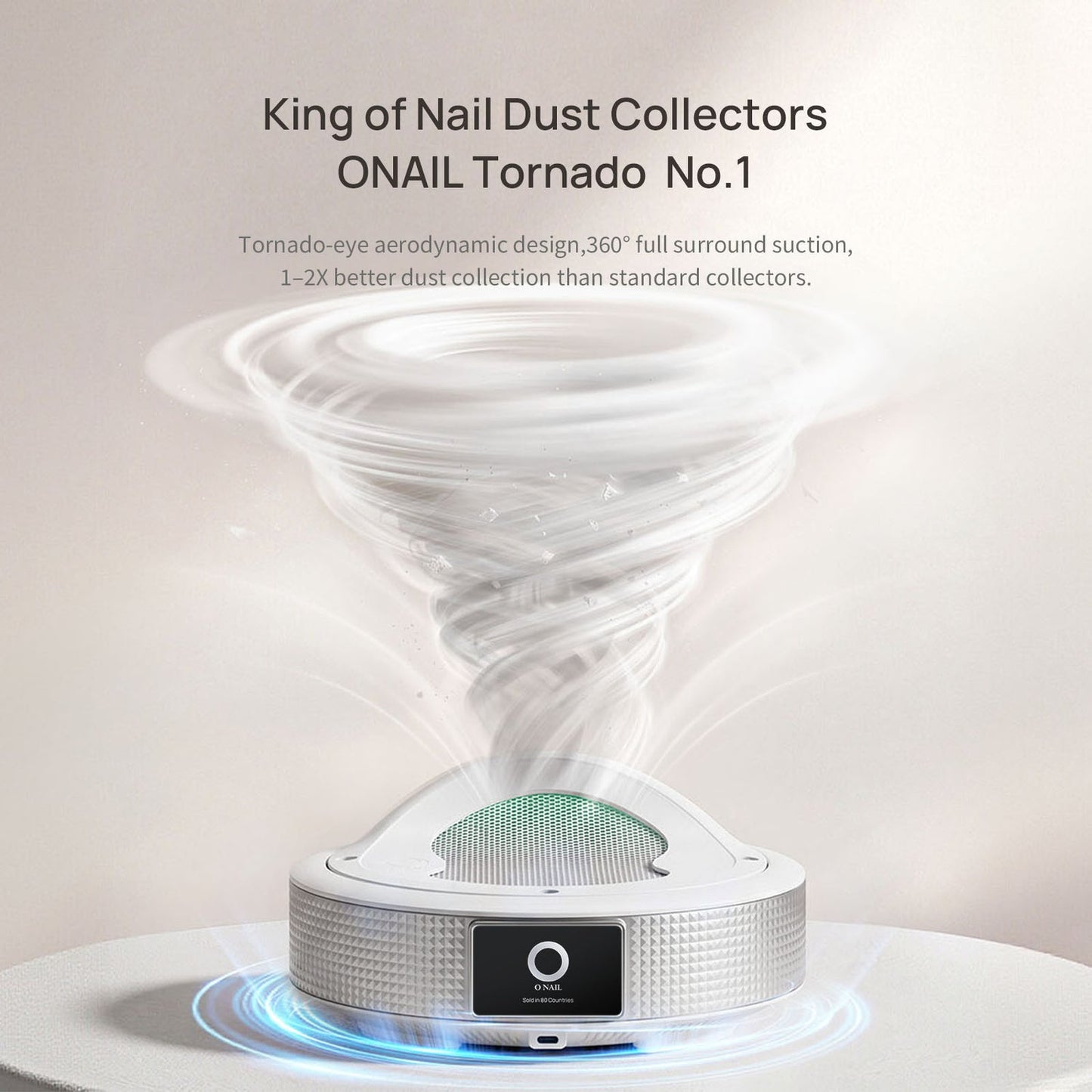 ONAIL Corded Nail Dust Collector Tornado